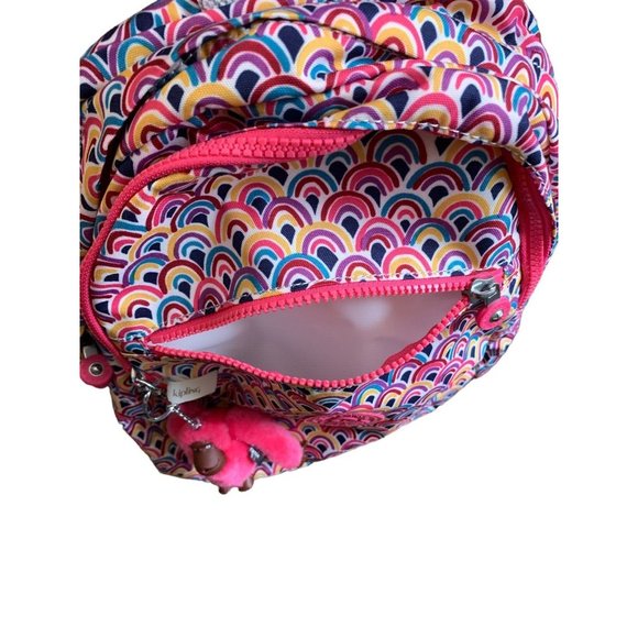 Kipling Women\'s BP4284 Challenger Peacock Prism Pink Travel Bag Backpack main image 6